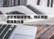 亚博体育-沙尔克输球苦恼，球队状态低迷需改善